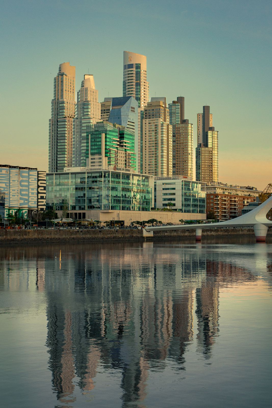 Modern residential towers in Puerto Madero, Buenos Aires